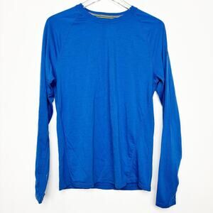 Smartwool Men's Classic All-Season Merino Blue Long-Sleeve Base Layer Top S